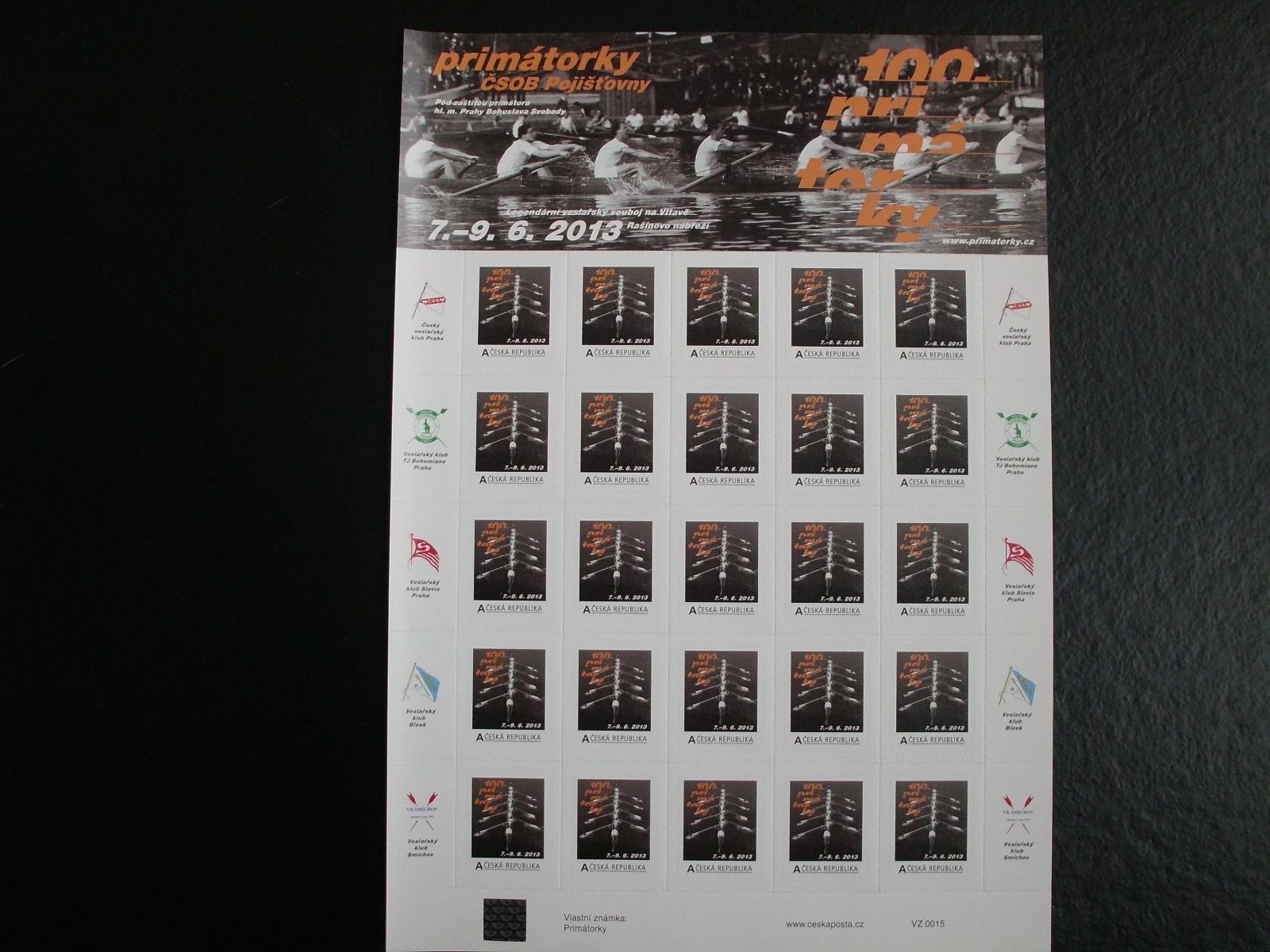 Vlastní známky VZ TL 0015 ČSOB pojišťovna, primátorky