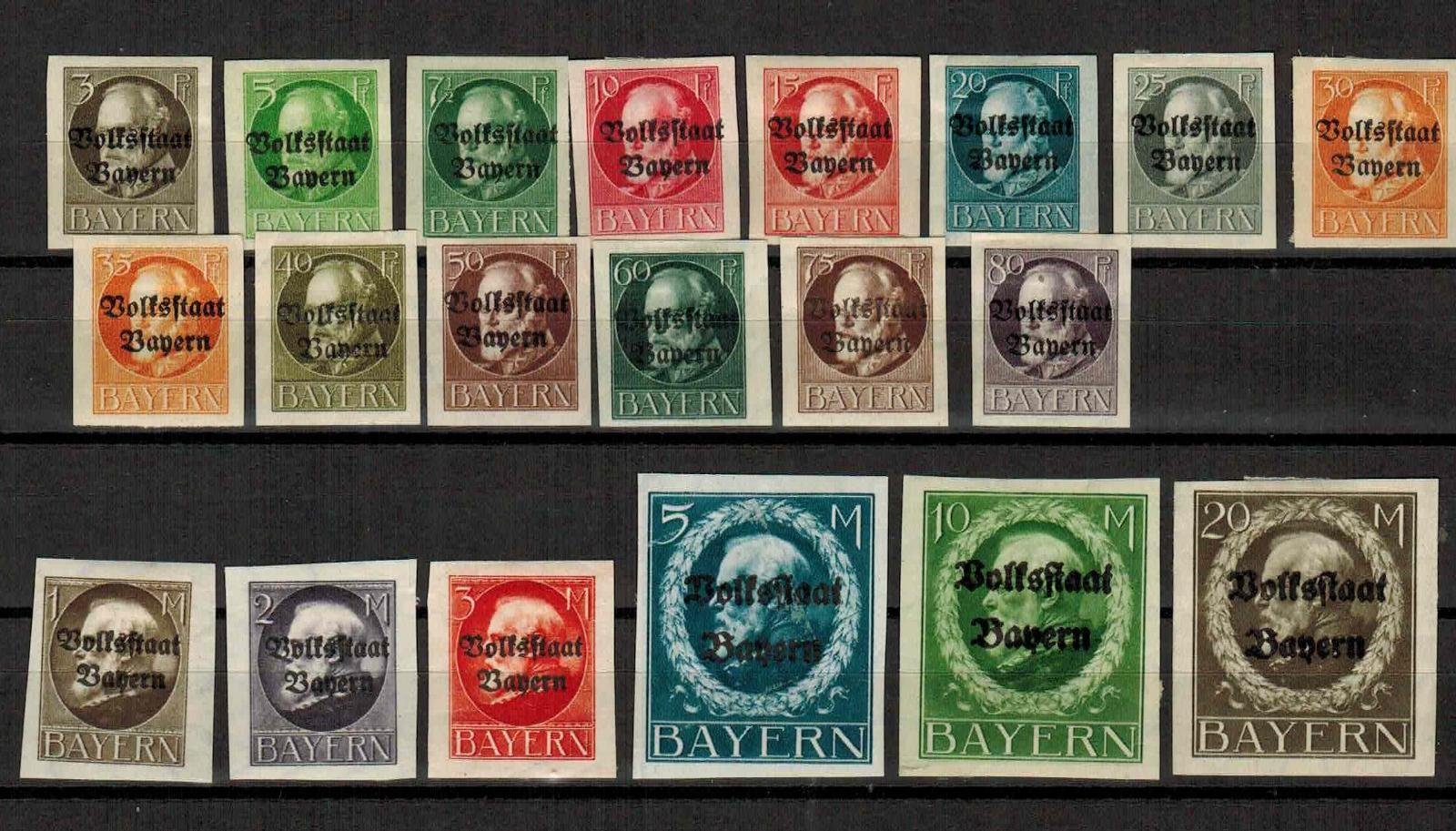 Německo Bayern 1919, * nezoubkovaná sestava