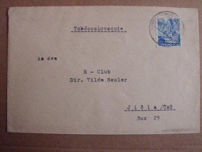 Německo 1948, Francouzská zóna Rheinland-Pfalz, firemní pošta do ČSR