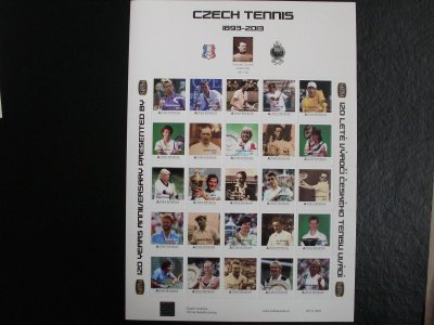 **CR VZ TL 0021 120 let Českého tenisu