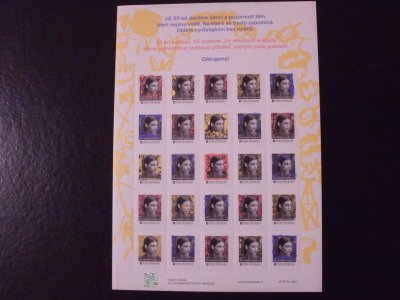 Vlastní známky VZ TL0001 Nadace Terezy Maxové