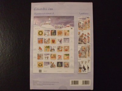 **ČR VZ TL0031 Advent, sběratelský box s pohlednicemi