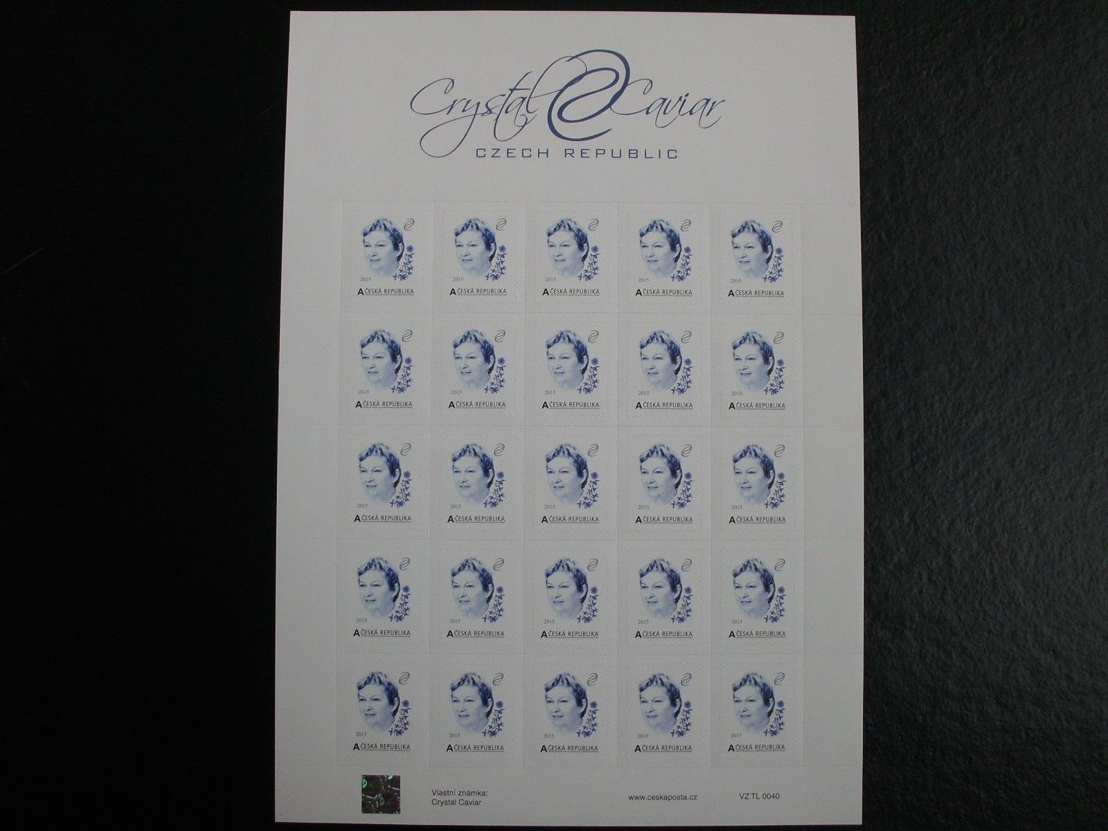 Vlastní známky VZ TL 0040 Crystal Caviar