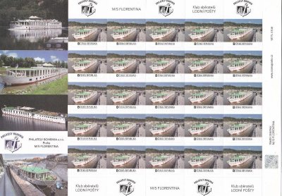 Vlastní známky VZ TL 0108 MS FLORENTINA, Philately Bohemia