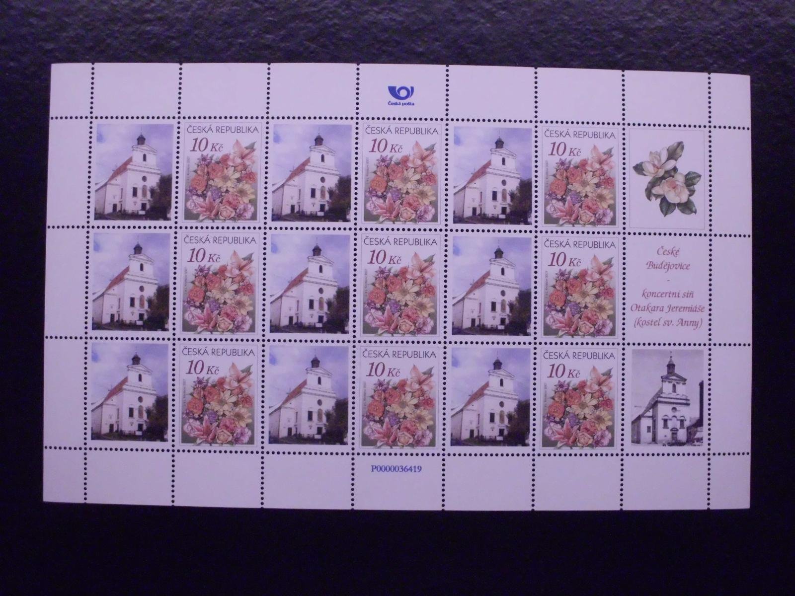 ** ČR PL459, 2006-2007 chybotisk, Č.Budějovice, kostel sv.Anny, P36419